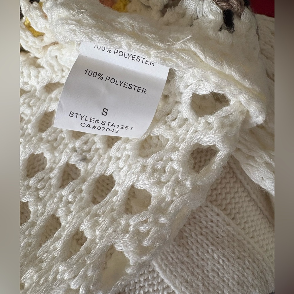 DREAMERS Multi Crochet Cardigan - Picture 5 of 5